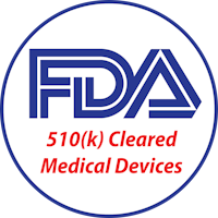 FDA 510(K) Cleared Medical Devices logo