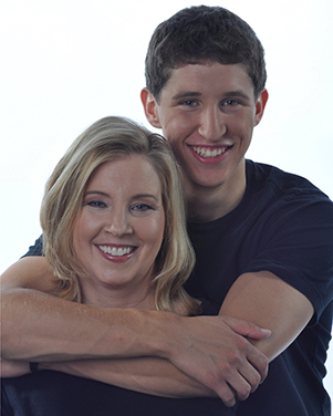 Dr. Shorr with her pediatric dental patient and son